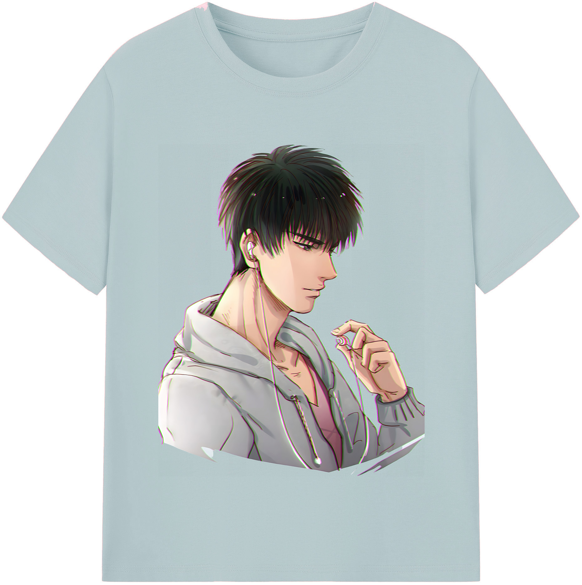 SLAM DUNK／スラムダンク 綿100％半袖Tシャツ（フロントプリント）